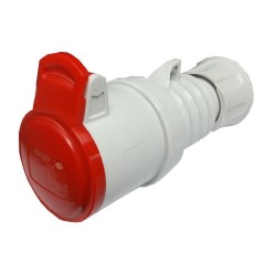 Presa mobile 3P+T 32A IP44 rossa 380V GEWISS GW62019H