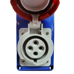 Presa interbloccata verticale 3P+T 32A IP67 GEWISS GW66319N