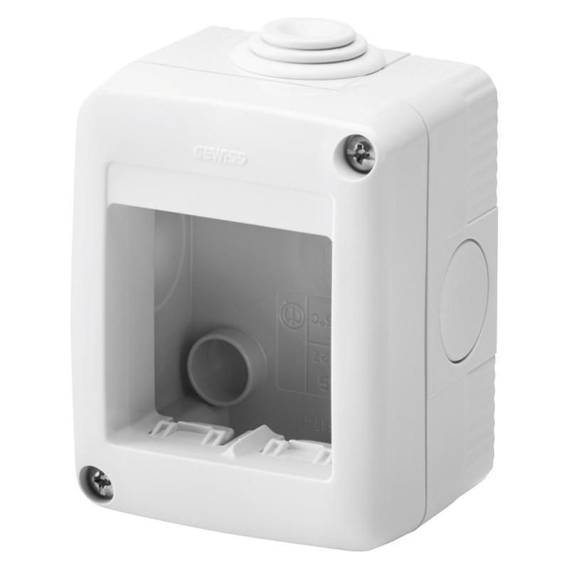 Contenitore per Apparecchi System 2 Moduli IP40 GEWISS GW27002 Contenitore per Apparecchi System 2 Moduli IP40 GEWISS GW27002