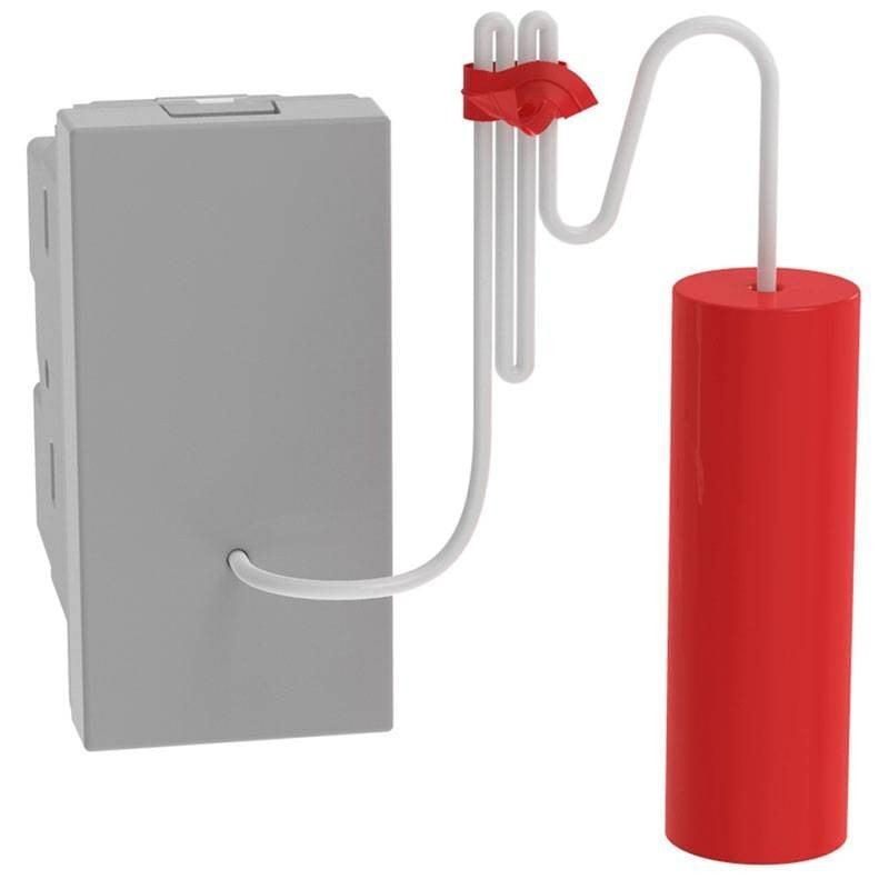 Pulsante a tirante 1P NO/NC 10A 1 modulo grigio MatixGO BTICINO JG4033
