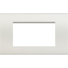 Livinglight placca 4 moduli quadra bianco BTICINO LNA4804BI