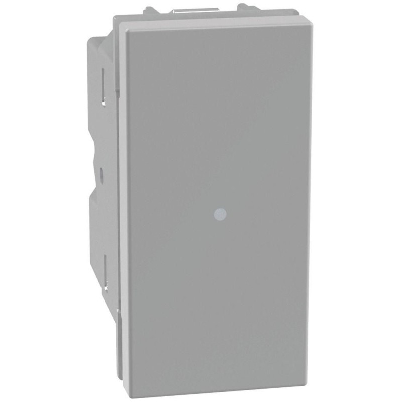 Pulsante Assiale MatixGO 1P NO 10AX 1 modulo Grigio BTICINO JG4055 Pulsante Assiale MatixGO 1P NO 10AX 1 modulo Grigio BTICINO JG4055