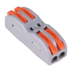 Connettore rapido passante 2 Poli 2,5mm2 Konelco GBC 30519102