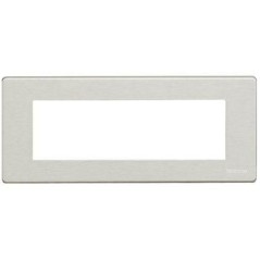 Placca Magic TT Alluminio 6 Posti BTICINO 506L/6A/AL