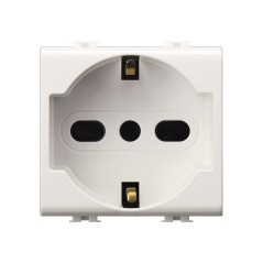 Presa Schuko 16A Easy Compatibile Bticino Matix ELETTROCANALI ECSE8040