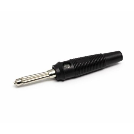 Spina Banana Diametro 4mm Gommata Nera KONELCO GBC 18501812