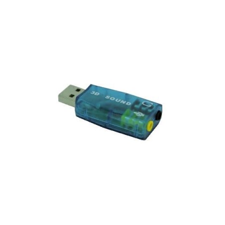 Adattatore Audio Spina USB-A 2 Prese Jack 3,5mm KONELCO GBC 59790031
