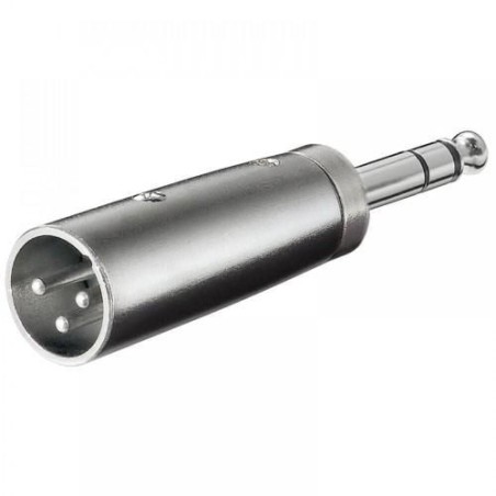 Adattatore microfonico xlr da spina 3 poli a spina jack 6,3 stereo KONELCO GBC 30564200