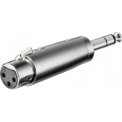 Adattatore microfonico xlr da presa 3 poli a spina jack 6,3 stereo KONELCO GBC 30564300