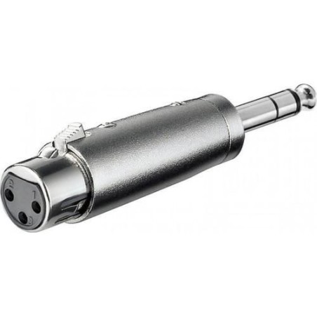 Adattatore microfonico xlr da presa 3 poli a spina jack 6,3 stereo KONELCO GBC 30564300