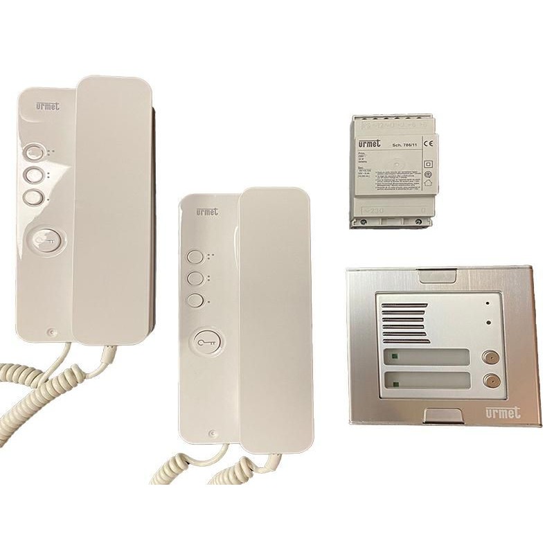 KIT CITOFONICO BIFAMILIARE URMET CITOSET V2 1150/302 KIT CITOFONICO BIFAMILIARE URMET CITOSET V2 1150/302