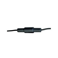 Portafusibile da pannello 10A 250V AC 5x20 MM nero WIMEX 5050074