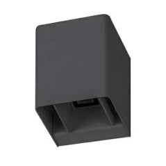 Applique da Muro in Alluminio Antracite 2x3W IP65 LAMPO UPD2R6WANDL