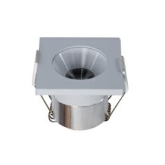 Mini Spotlight LED Quadrato BIANCO 3W 4000K 230V IPERLUX IP3CQD