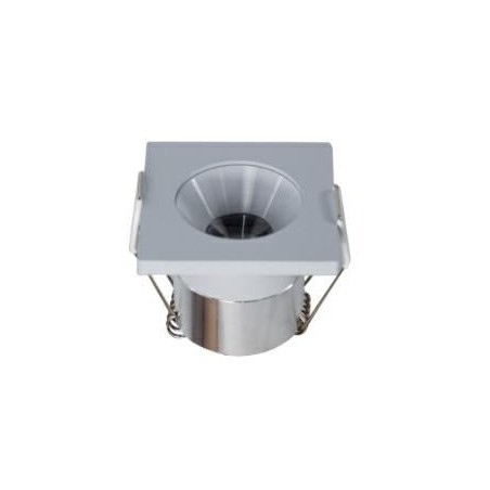 Mini Spotlight LED Quadrato BIANCO 3W 4000K 230V IPERLUX IP3CQD