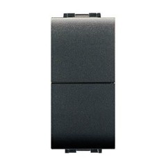 DOPPIO PULSANTE ANTRACITE 1P MY LIFE ELETTROCANALI ECL4023