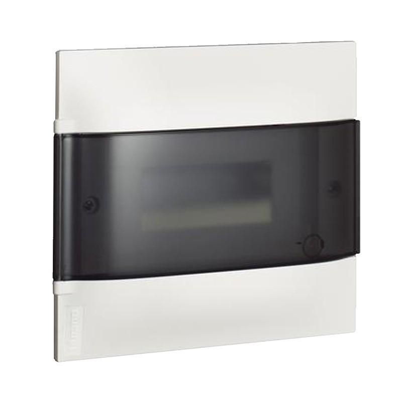 Centralino ad incasso linea Habita 8 moduli fumè bianco BTICINO E315P8 Centralino ad incasso linea Habita 8 moduli fumè bianco BTICINO E315P8