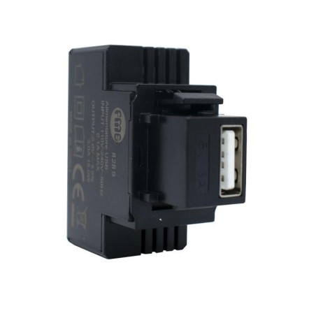 Alimentatore da Incasso USB-A Keystone Nero 3A FANTON 82897